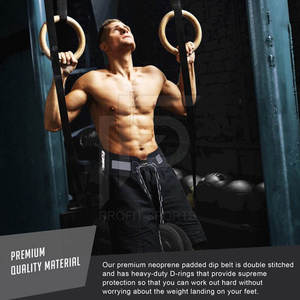 High Quality Custom Neoprene Dipping Belts Gym Workouts Bodybuilding Comfortable <b>Weight</b> Lifting Strength <b>Training</b> Non-Slip - Product Image 6