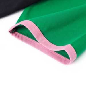 AKA 1908 Chemise noire en chenille de qualité supérieure pour femme, haut décontracté à col rond brodé de lettres grecques de haute qualité - Product Image 4