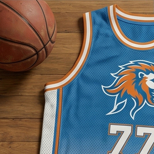 Maillot de basket sans manches personnalisé avec numéro d'équipe, 100 % polyester, hauts de basket sans manches - Product Image 4