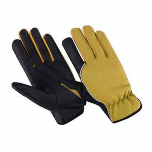 Gants de travail en cuir de chèvre de qualité supérieure, doux et confortables, résistants à la chaleur, pour activités de plein air et jardinage - Product Image 2