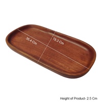 Plateaux de service rectangulaires contemporains en bois de cerisier/mangue/acacia, faits à la main, 100 % écologiques, de qualité alimentaire, pour la vente en gros de luxe sur mesure