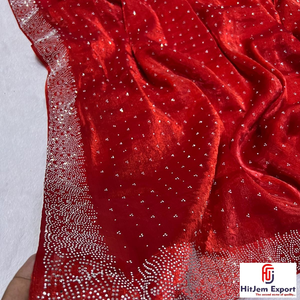 Hot Fix Rhinestone Crystal Woven Mesh Fabric 70 GSM Eco Friendly Lightweight OEM ODM Make-To-Order Custom Bridal Garment Fabric - Product Image 6