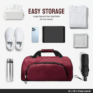 Men And Women Gym Sports <b>Bag</b> Large Capacity Fitness <b>Travel</b> <b>Duffel</b> <b>Bag</b> Durable Design For Workout Training Exercise And Daily Use - Product Image 4