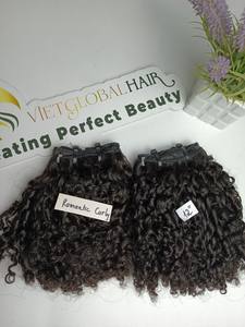 Jery ผมหยิกม้วนแบบโรแมนติก jery มัดผมหนังกำพร้าแบบสองชั้น - Product Image 5