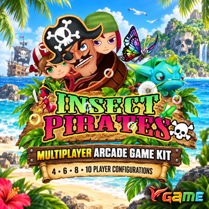 Kit de Juego Arcade Multijugador VGAME Insect Pirates con Tablero de Juego y Software para Gabinetes de 4, 6, 8 y 10 Jugadores - Product Image 1