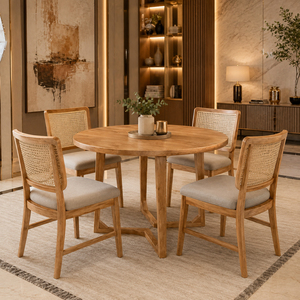 Mesa de Comedor Moderna Orion de Madera de Teca Sólida de Primera Calidad para Restaurante, Hotel, Uso Comercial, 10 Plazas, Muebles para Comedor - Product Image 5