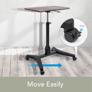 Support de manivelle réglable en hauteur pour ordinateur portable, support de bureau, chariot AIDATA - Product Image 5