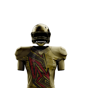 Team Style American Football Uniform Polyester <b>Fabric</b> Comfortable Fit <b>Strong</b> Build Suitable for Training Tournaments - Product Image 5