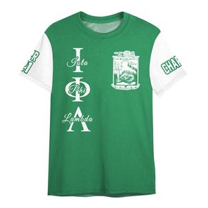 Camisa Personalizada de la Hermandad Iota Phi Lambda, Color Verde Esmeralda con Blanco, Camisa de la Hermandad Iota Phi Lambda Desde 1929 - Product Image 5