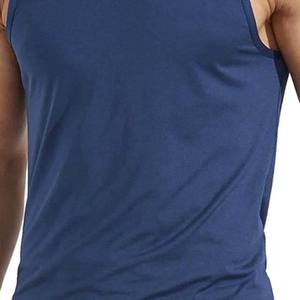 New Arrival Summer Men's Knitted Plus Size Compression Quick Dry Sleeveless <b>Tank</b> <b>Tops</b> Muscle Cut Fitness Gym Clothing Front Hot - Product Image 4