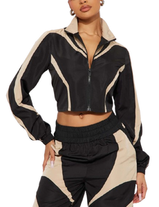 Chaqueta Deportiva Cortavientos Personalizable para Mujer, Transpirable, Talla Grande, Impermeable, Tejido con Memoria, Nailon, Color Sólido, Verano - Product Image 5