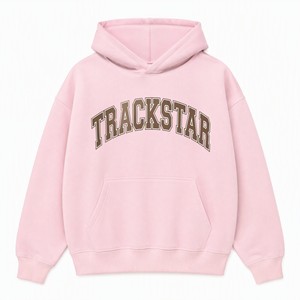 เสื้อฮู้ดดี้ Trackstar ผลิตตามสั่งสำหรับผู้ชายและผู้หญิง ทรงโอเวอร์ไซส์ ผ้าฝ้ายฟลีซ สวมหัว สไตล์ลำลอง ชุดกีฬา รับผลิตจำนวนมาก OEM ODM รุ่น TS-HD-026 - Product Image 3