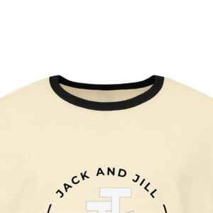 Camiseta Unisex Estilo Ringer para Papá, Color Negro Natural con Ribete en Contraste, Cuello Redondo, Uso Diario Informal, Suave y Cómoda, Estilo Retro - Product Image 3