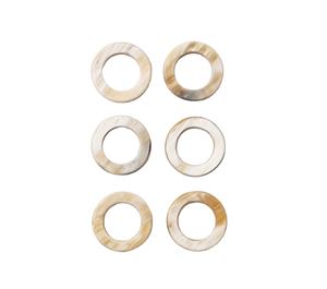 แหวนใส่ผ้าเช็ดปากรูปควายฮอร์นที่ใส่ผ้าเช็ดปากที่ทำจากไม้ออกแบบได้เองผลิตภัณฑ์โบราณสำหรับบ้าน - Product Image 3