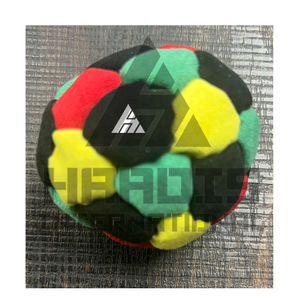 Haadis International HI-HSB-0012 Footbag <b>Hacky</b> <b>Sack</b> Custom Logo Filling Sand/Plastic Beads Wholesale Synthetic Suede Footbag - Product Image 2