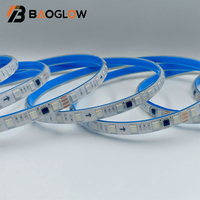 Bandes lumineuses LED irisées à quatre lignes étanches IP68, 24V 12V RGB SMD5050 60 LED/m, PCB 10mm, bande lumineuse LED intelligente, vente en gros