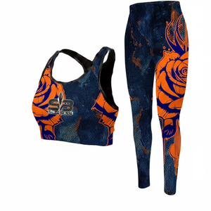 Conjunto de yoga para mujer, la mejor calidad en sublimación y tela - Product Image 1