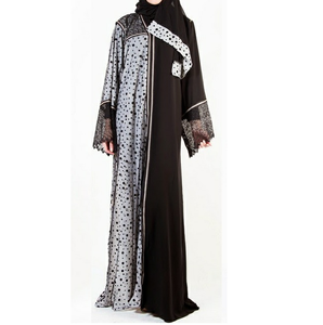 Caftán Abaya, Vestido Islámico para Mujer, Abaya Saudí Transpirable, Bordado Personalizado, Vestido Musulmán de Primavera de Pakistán - Product Image 2