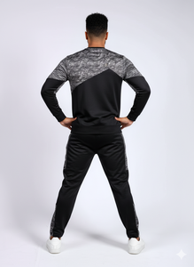 Ensemble de survêtements unisexes surdimensionnés en coton French Terry 400g, avec veste zippée et sweat à capuche, style streetwear, personnalisable en usine OEM - Product Image 2