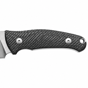 Cuchillos de Caza de Hoja Fija Premium con Mango Negro Texturizado, Hoja de Acero Afilada, Cuchillos para Acampar al Aire Libre, Senderismo y Bushcraft - Product Image 4