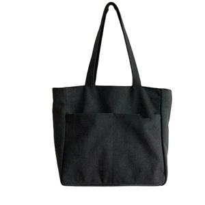 Bolsas de lona de algodón orgánico respetuosas con el medio ambiente personalizadas, nuevo estilo reciclable impreso con logotipo en blanco - Product Image 1