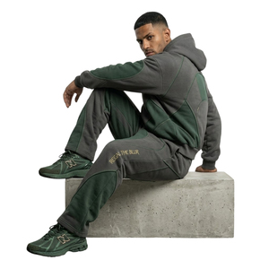 Chándal holgado para hombre / Chándal con cremallera completa y hombros caídos para hombre / Chándales holgados de gran tamaño para hombre - Product Image 4