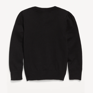 เสื้อคาร์ดิแกนแขนยาวสีดำติดกระดุม ชุดนักเรียนสำหรับนักเรียน - Product Image 2