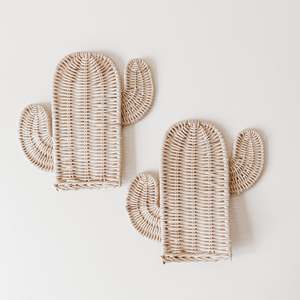 Wholesale Rattan Baby <b>Wall</b> Hanging Wicker Kids <b>Wall</b> <b>Decor</b> Natural Boho Rattan <b>Nursery</b> Made by King Craft Viet - Product Image 6