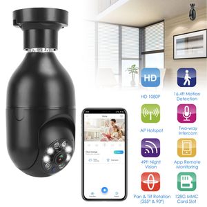 Lampadina WiFi E27 con Telecamera di Sicurezza 1080P FHD, Rotazione Pan-Tilt, Audio Bidirezionale, Visione Notturna e Rilevamento Movimento per Casa e Ufficio - Product Image 1