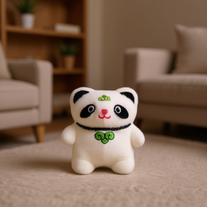 Ornamento decorativo Ilan Panda 1 pezzo in tessuto per decorazioni domestiche - Product Image 3