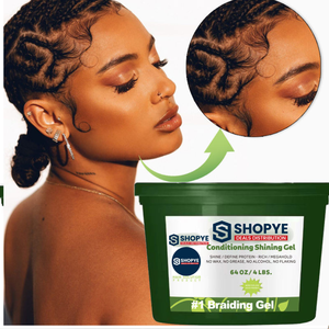 Gel Coiffant Tresses Privées 64 oz – Fixation Forte Sans Résidu, Cire Brillante pour Locks, Gel Pur Réparateur Cheveux Unisexe - Product Image 5
