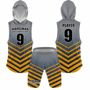 Ensemble d'uniformes de football 7 sur 7 personnalisés, coutures renforcées, maillot et short imprimés, tenue d'équipe 2 pièces, vêtements de sport pour adultes, football américain - Product Image 6