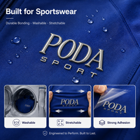 Étiquettes personnalisées pour vêtements, étiquettes thermocollantes en silicone, solutions d'impression de logo personnalisé pour vêtements, vêtements de sport, maillots, uniformes