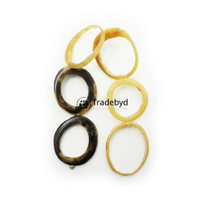 Anillo para Servilletas de Cuerno Ecológico Premium, Hecho a Mano, Estilo Rústico, Decoración Elegante para Mesa, Tradebyd - Product Image 5