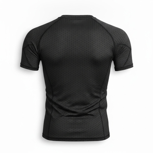 Camiseta de compresión lisa al por mayor, de secado rápido, uniformes de gimnasio y fitness, camisetas deportivas de compresión personalizadas para hombre - Product Image 3