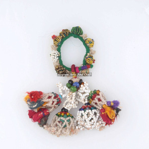 Rare Wholesale Indian <b>Gold</b> Supplier Antique Indian Vintage Authentic Banjara Tribal Armlet <b>Bracelet</b> Anklet Tassel Belly WB007 - Product Image 6