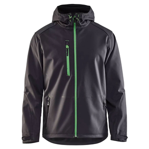 New Men's Windbreaker Soft Shell Padded <b>Jacket</b> Reversible & Breathable Zipper Pattern <b>Fleece</b> Lined Hiking Softshell <b>Jacket</b> - Product Image 1