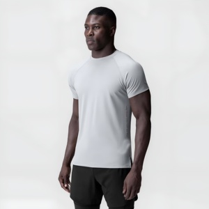 T-shirt de sport pour homme respirant à séchage rapide, idéal pour la gym et l'entraînement, décontracté à manches courtes, vêtement de sport personnalisable avec logo, vente en gros - Product Image 1