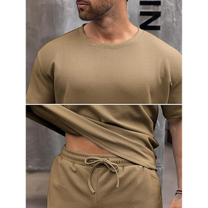 Mens Casual Cargo Shorts Set Manufacturer Cotton Summer Streetwear OEM ODM <b>Bulk</b> Supply - Product Image 5