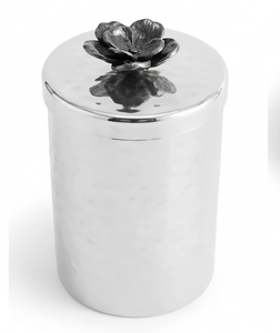 Recipiente Lily White de diseño elegante, perfecto para almacenar té, café, azúcar o como adorno decorativo para la encimera de la cocina. - Product Image 1