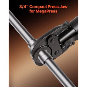 Mandrino MegaPress da 3/4 di pollice per utensili a pressione HVAC serie Compact, in acciaio temprato 52 HRC - Compatibile con utensili a pressione da 24KN - Product Image 2