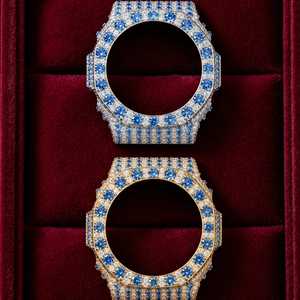 Caja de Reloj GA2100 Personalizada con Diamantes Moissanite VVS Color D, Bisel con Moissanite, Accesorios para Reloj, Regalo - Product Image 6