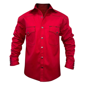 FR Shirts for Men 6oz Flame Retardant Mesh Breathable T-Shirt NFPA2112 Fire Retardant Henley Shirts - Product Image 1