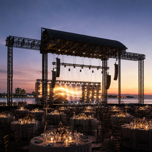 Sistema de truss de elevación de alta resistencia para techos de escenarios y estadios, cilindro eléctrico para elevación de estructuras, truss de soporte para grandes eventos - Product Image 5