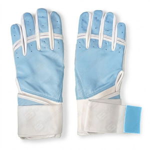 Customized Long Cuff Leather Baseball Softball Catcher Batting Gloves High Quality Right-Handed Full Finger Adult Youth - Product Image 3