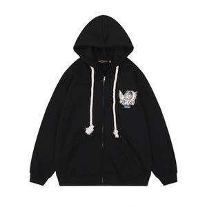 Sudadera con Capucha Estampada para Hombre, Estilo Oversize, de Gran Gramaje, Ropa Personalizada, Venta al por Mayor, Suministro Directo de Fábrica - Product Image 3