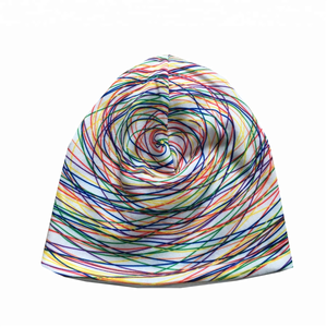 High Quality Custom Logo Polyester Spandex Beanie <b>Hat</b> Fashionable Outdoor Comfortable Cap for <b>Men</b> and Women - Product Image 6