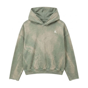 Modern Casual Sportswear <b>Matching</b> <b>Set</b> Sun Fade Tracksuit For Men Drawstring <b>Jogger</b> And Hoodie Outfit - Product Image 3