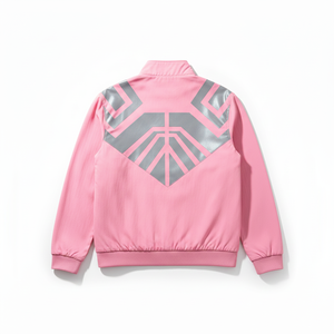 Blouson Bomber Rose Uni pour Homme PRO ENTERPRISES, Col Montant, Fermeture à Bouton Unique, Style Sportif Décontracté, Vêtement de Printemps en Toile Enduite - Product Image 4