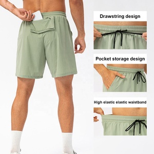 Pantalones Cortos Deportivos Bermuda para Hombre, Personalizados, de Secado Rápido, Transpirables, para Entrenamiento Atlético, con Cierre Elástico en la Cintura, para Gimnasio - Product Image 5